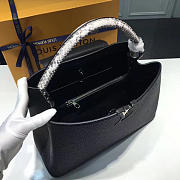 Louis Vuitton CAPUCINES MM NOIR 3671 36cm  - 2
