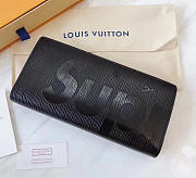 Louis Vuitton Supreme Wallet 19 Black 3798 - 1