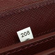 Prada Metal Closure 23.5 Wine Red 3926 - 3