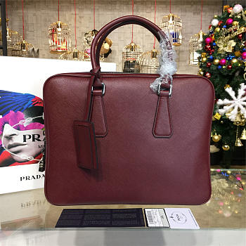 bagsAll Prada Leather Briefcase 4208