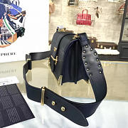 bagsAll Prada Cahier Leather Shoulder Bag Black 4270 - 5