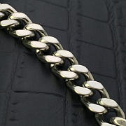 YSL Monogram Kate Crocodile Embossed Shiny Leather BagsAll 4752 - 2