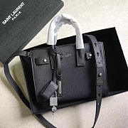 YSL Classic Sac De Jour Nano 22 Black Grained Leather BagsAll 4866 - 1