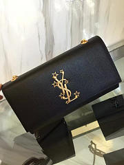 YSL Monogram Kate Grain De Poudre Embossed Leather BagsAll 5014 - 2