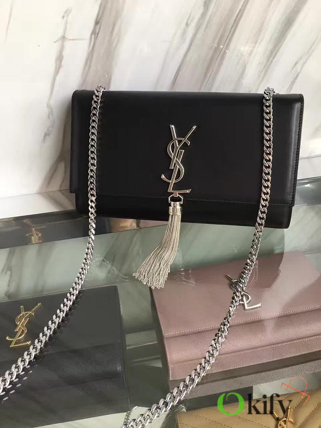 YSL Medium Kate Bag With Leather Tassel BagsAll 5047 - 1