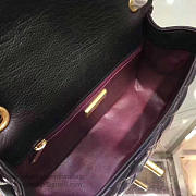 Chanel Calfskin Small Flap Bag Black A98256 20cm - 3