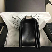 CC Small Caviar Quilted Lambskin Boy Bag Black A13043 VS07183 20cm - 2