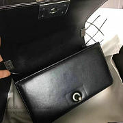 CC Small Caviar Quilted Lambskin Boy Bag Black A13043 VS07183 20cm - 4