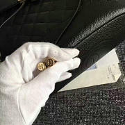 Chanel Grained Calfskin Gold-Tone Metal Backpack 25 Black BagsAll A93749 VS08053 - 4