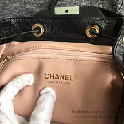 Chanel Grained Calfskin Gold-Tone Metal Backpack 25 Black BagsAll A93749 VS08053 - 2