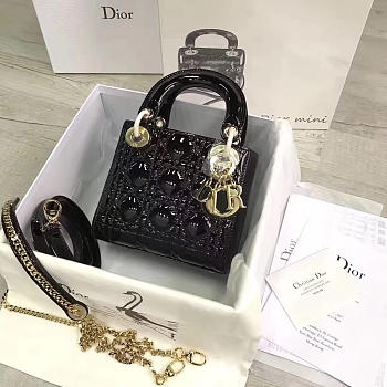 bagsAll Lady Dior mini black shiny 1545
