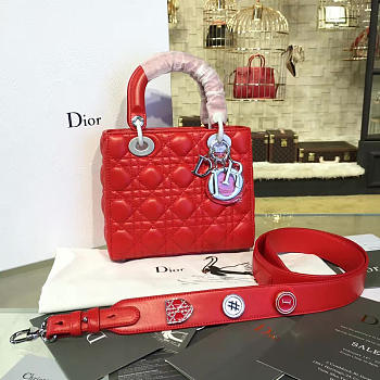 BagsAll Lady Dior 24 Red 1629