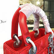 BagsAll Lady Dior 24 Red 1629 - 6