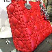 BagsAll Lady Dior 24 Red 1629 - 5
