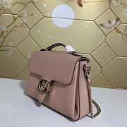 Gucci GG Flap Shoulder Bag On Chain Pink BagsAll 5103032 - 4