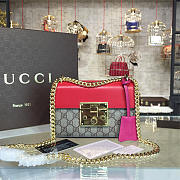Gucci Padlock 20 Ophidia leather Pink 2168 - 1