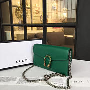 Gucci Dionysus Small Shoulder Bag 20 Green Leather 2175 - 6