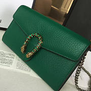 Gucci Dionysus Small Shoulder Bag 20 Green Leather 2175 - 5
