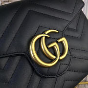 Gucci GG Marmont 20 Mini Chain Bag Black 2591 - 5