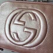 Gucci Soho Disco Leather Bag Rose Gold Z2606 - 5