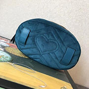 Gucci Marmont Belt Bag 18 Blue Touquoise 2626 - 6
