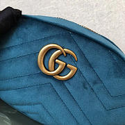 Gucci Marmont Belt Bag 18 Blue Touquoise 2626 - 3