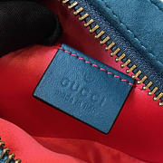 Gucci Marmont Belt Bag 18 Blue Touquoise 2626 - 2
