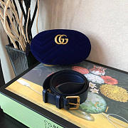 Gucci GG Marmont Belt Bag 18 Navy Blue 2631 - 6