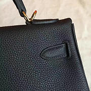 Hermes Kelly 32 Black BagsAll Z2868 - 5