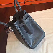 Hermes Birkin Snake Leather Black/ Silver BagsAll Z2929 25cm - 3