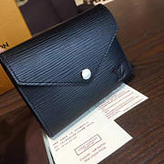 Louis Vuitton Victorine Wallet 12 NOIR Black 3201 - 6