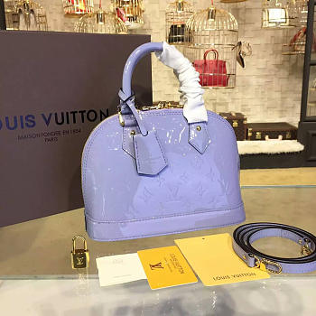 Louis Vuitton ALMA BB Monogram Vernis Leather 3534 24cm 