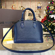Louis Vuitton Alma BB BLUE Epi Leather Indigo M40855 24cm  - 2