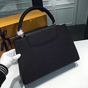 Louis Vuitton CAPUCINES MM Noir 3678 36cm - 4