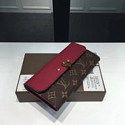 Louis Vuitton Monogram Vunes 19 Long Wallet Purplish Red - 2