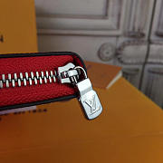  Louis Vuitton Superme BagsAll  Zip Wallet Red - 2