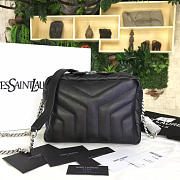 YSL Classic Toy 21 Monogram Bowling Black Leather 4699 - 1