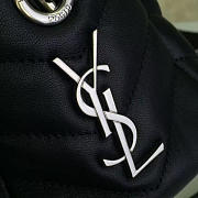 YSL Classic Toy 21 Monogram Bowling Black Leather 4699 - 6