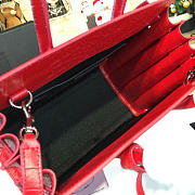 YSL Sac De Jour 22.5 Red Crocodile Embossed Shiny Leather BagsAll 4737 - 2