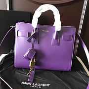 YSL Sac De Jour Baby 26 Purple Lambskin BagsAll 4906 - 2