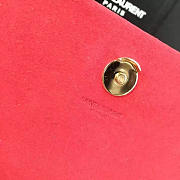 YSL Monogram Kate 17 Red Leather Tassel BagsAll 4977 - 4
