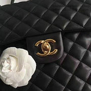 Chanel Quilted Lambskin Large Backpack 30 Black Gold Hardware BagsAll - 6