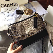 CHANEL'S GABRIELLE Hobo Bag 20 Small Python Pattern - 6