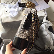 CHANEL'S GABRIELLE Hobo Bag 20 Small Python Pattern - 3