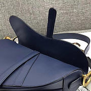 bagsAll Dior Saddle Bag Lambskin Leather Blue M0446 - 5