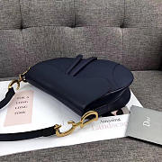 bagsAll Dior Saddle Bag Lambskin Leather Blue M0446 - 3
