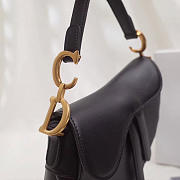 bagsAll Dior Saddle Bag 20 Lambskin Leather Black M0446 - 4