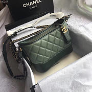 CHANEL'S GABRIELLE Small Hobo Bag 20 Green  - 1