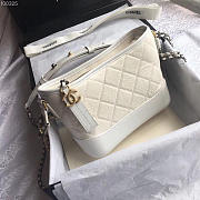 CHANEL'S GABRIELLE Small Hobo Bag 20 White  - 1