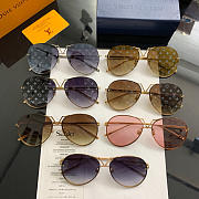 Bagsall LV ladies round frame sunglasses - 1